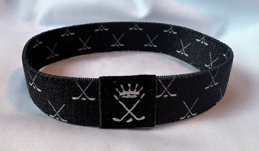The Blackout Crossed Sticks Wristband